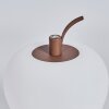 Opsaheden table lamp LED brown, white, 1-light source