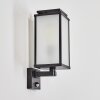 Cadafaes outdoor wall light black, 1-light source, Motion sensor