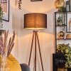 Flemming floor lamp dark brown, 1-light source