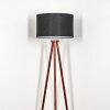 Flemming floor lamp dark brown, 1-light source