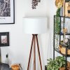 Flemming floor lamp dark brown, 1-light source