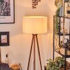 Flemming floor lamp dark brown, 1-light source