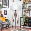 Flemming floor lamp dark brown, 1-light source