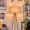 Flemming floor lamp dark brown, 1-light source