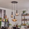 Alcofra hanging light black, 3-light sources