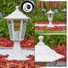 Loria pedestal light white, 1-light source