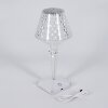 Mushroom Shaped  Balsa table lamp, Reading light LED transparent, clear, 1-light source