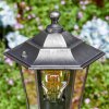 Loria outdoor light, path light black, silver, 1-light source, Motion sensor