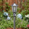 Loria outdoor light, path light black, silver, 1-light source, Motion sensor