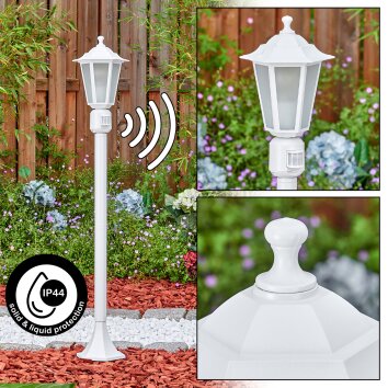 Loria outdoor light, path light white, 1-light source, Motion sensor