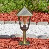 Anfei outdoor light, pedestal light, path light brown, gold, 1-light source