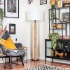 Flemming floor lamp Ecru, black, 1-light source