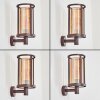 Martinha outdoor wall light rust-coloured, 1-light source