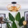 Mertola ceiling light Amber, 1-light source