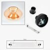 Mertola ceiling light Amber, 1-light source