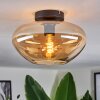 Mertola ceiling light Amber, 1-light source