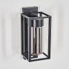 Boucinho outdoor wall light black, 1-light source, Motion sensor