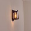 Boucinho outdoor wall light black, 1-light source, Motion sensor