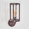 Martinha outdoor wall light rust-coloured, 1-light source, Motion sensor