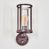 Martinha outdoor wall light rust-coloured, 1-light source, Motion sensor