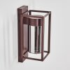 Boucinho outdoor wall light rust-coloured, 1-light source