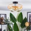 Mertola ceiling light Amber, clear, 1-light source