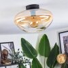 Mertola ceiling light Amber, clear, 1-light source