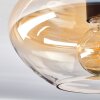 Mertola ceiling light Amber, clear, 1-light source