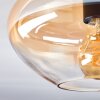 Mertola ceiling light Amber, clear, 1-light source