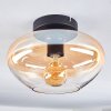 Mertola ceiling light Amber, clear, 1-light source