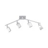 Leuchten-Direkt WELLA ceiling light LED chrome, 4-light sources