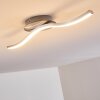 Nendaz Ceiling Light LED matt nickel, 1-light source