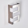 LANNION Outdoor Wall Light LED stainless steel, 3-light sources