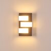 LANNION Outdoor Wall Light LED stainless steel, 3-light sources