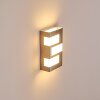 LANNION Outdoor Wall Light LED stainless steel, 3-light sources