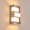 LANNION Outdoor Wall Light LED stainless steel, 3-light sources