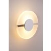 Lutec Savona wall light LED brushed steel, 1-light source