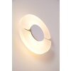 Lutec Savona wall light LED brushed steel, 1-light source