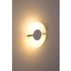 Lutec Savona wall light LED brushed steel, 1-light source