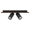 Ledvance Lights Spot ceiling light LED Wood like finish, black, 2-light sources