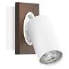 Ledvance Lights Spot ceiling light LED Wood like finish, white, 1-light source