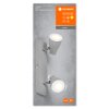 Ledvance Lights Spot ceiling light LED grey, 2-light sources