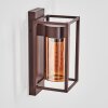 Boucinho outdoor wall light rust-coloured, 1-light source