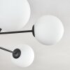 Gastor ceiling light, globe light white, 6-light sources