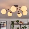 Koyoto ceiling light, globe light 15 cm white, 6-light sources