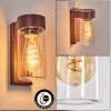 Encoberta outdoor wall light rust-coloured, 1-light source