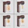 Encoberta outdoor wall light rust-coloured, 1-light source