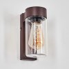 Encoberta outdoor wall light rust-coloured, 1-light source