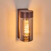 Encoberta outdoor wall light rust-coloured, 1-light source