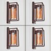 Boucinho outdoor wall light rust-coloured, 1-light source, Motion sensor